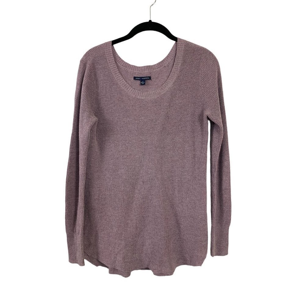 American Eagle Women's Dark Pink Top